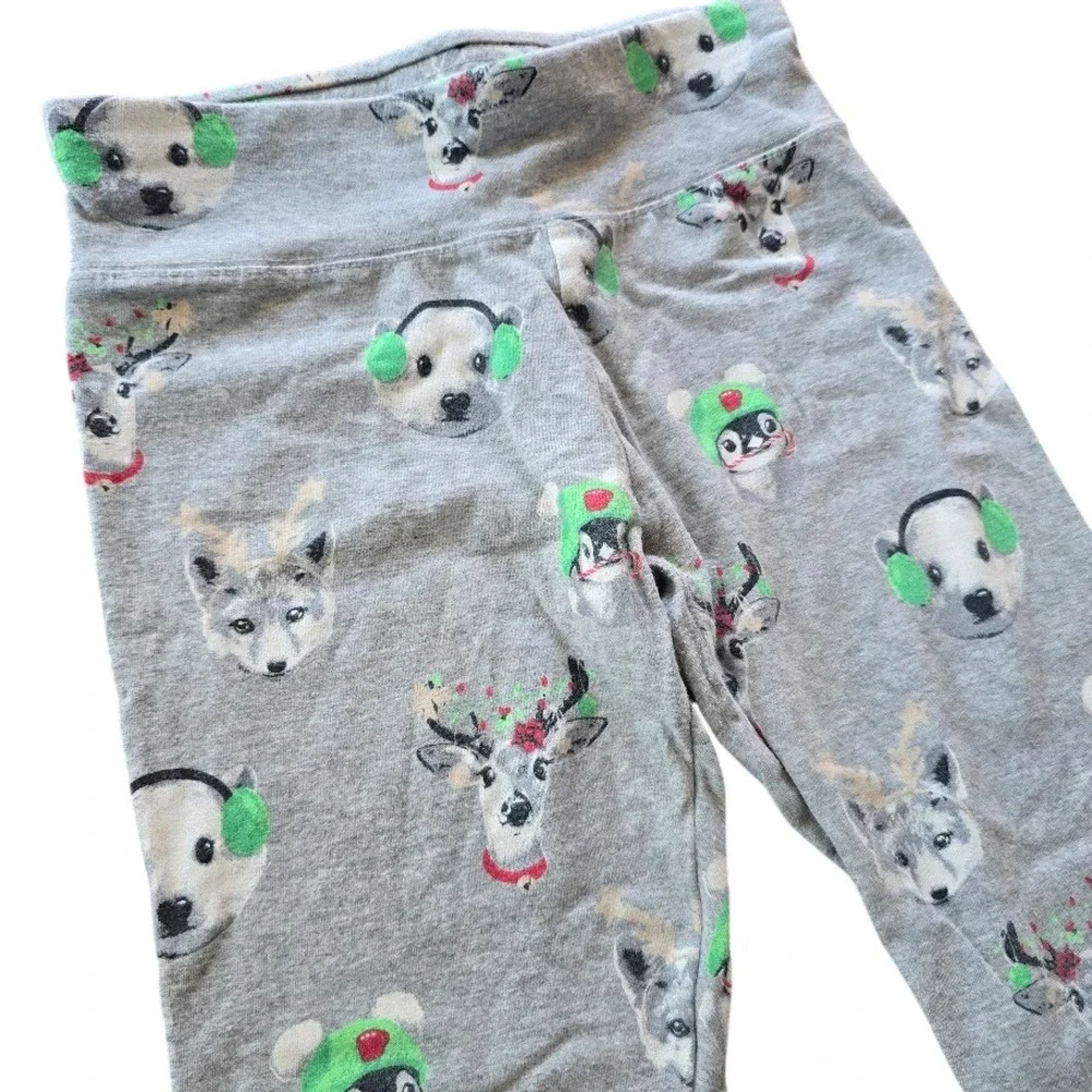 Justice Cat and Jack Leggings Kids 14 XL Multi Holiday Christmas Tree Reindeer‎